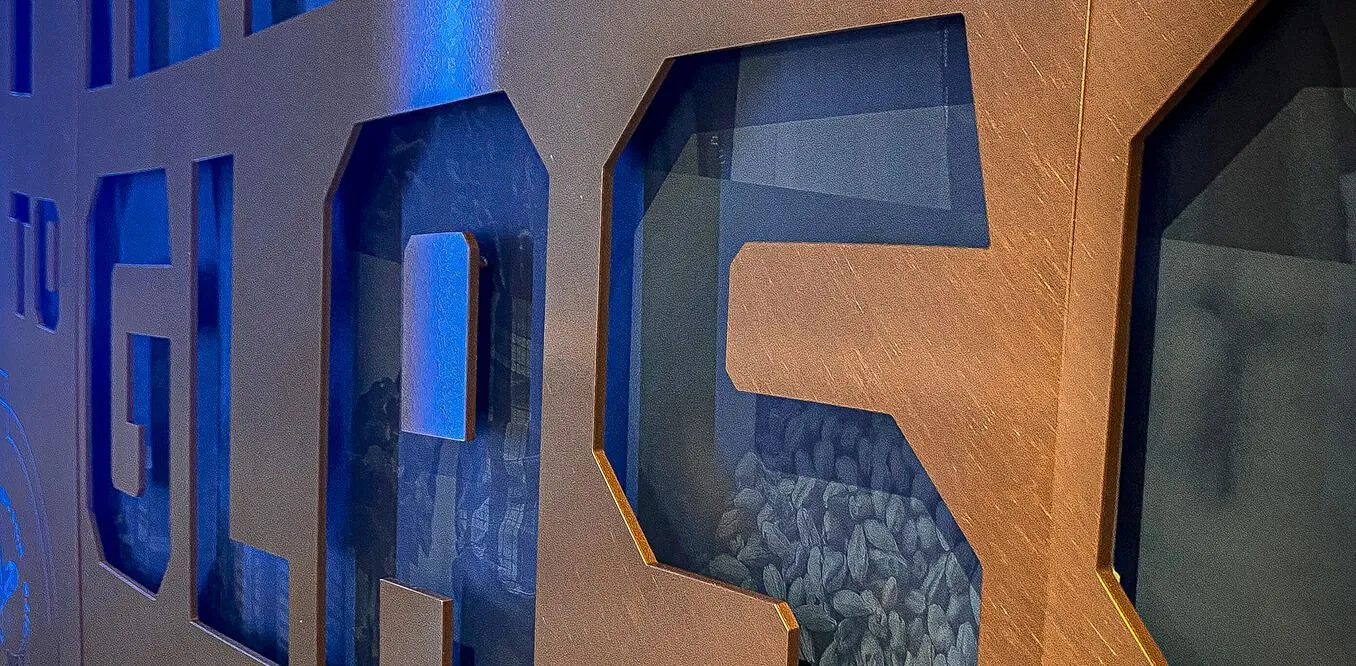 Copper Signage Detail