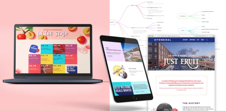 Website design and flow.